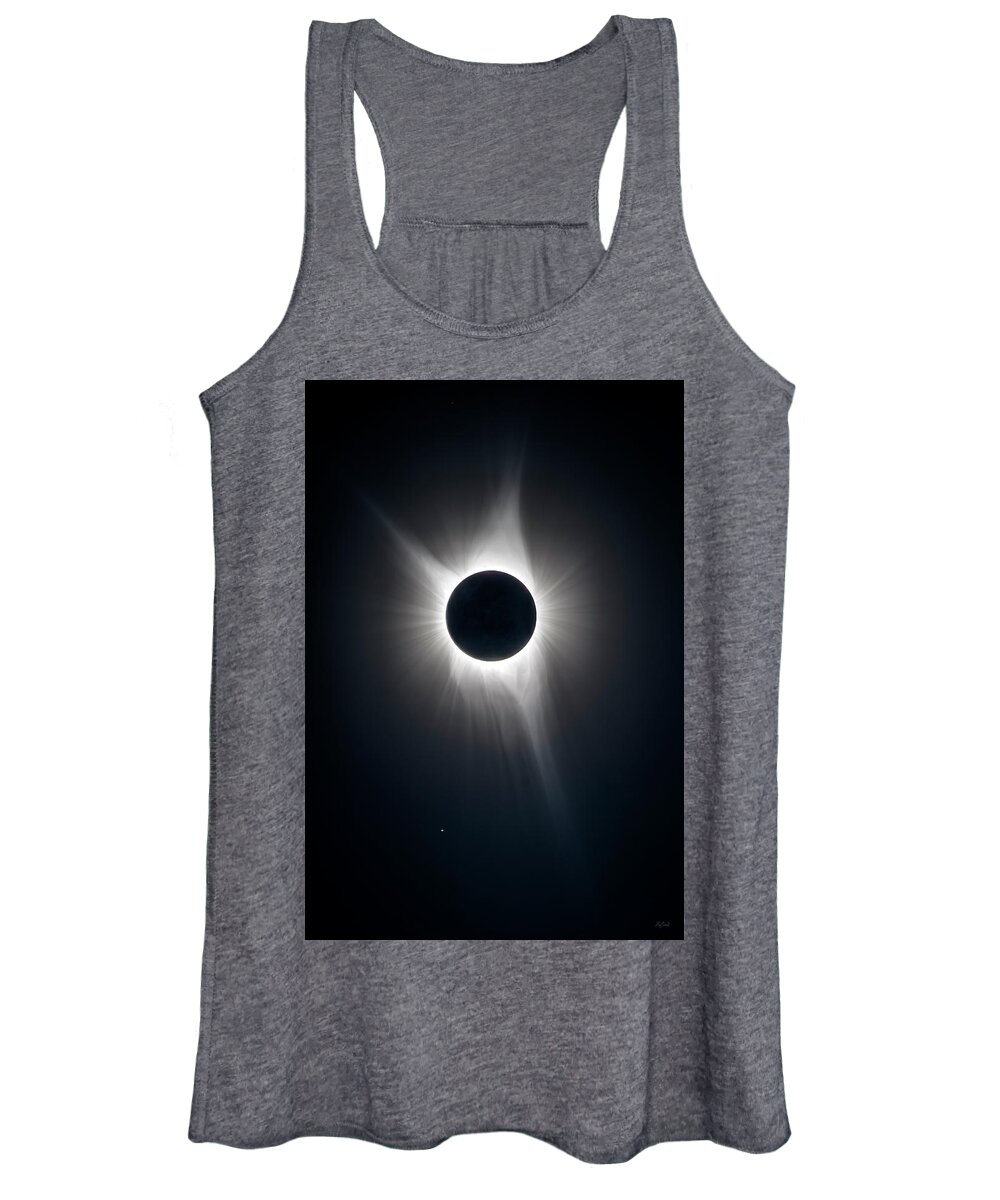 Solar Eclipse Women's Tank Top featuring the photograph My Corona by Greg Norrell