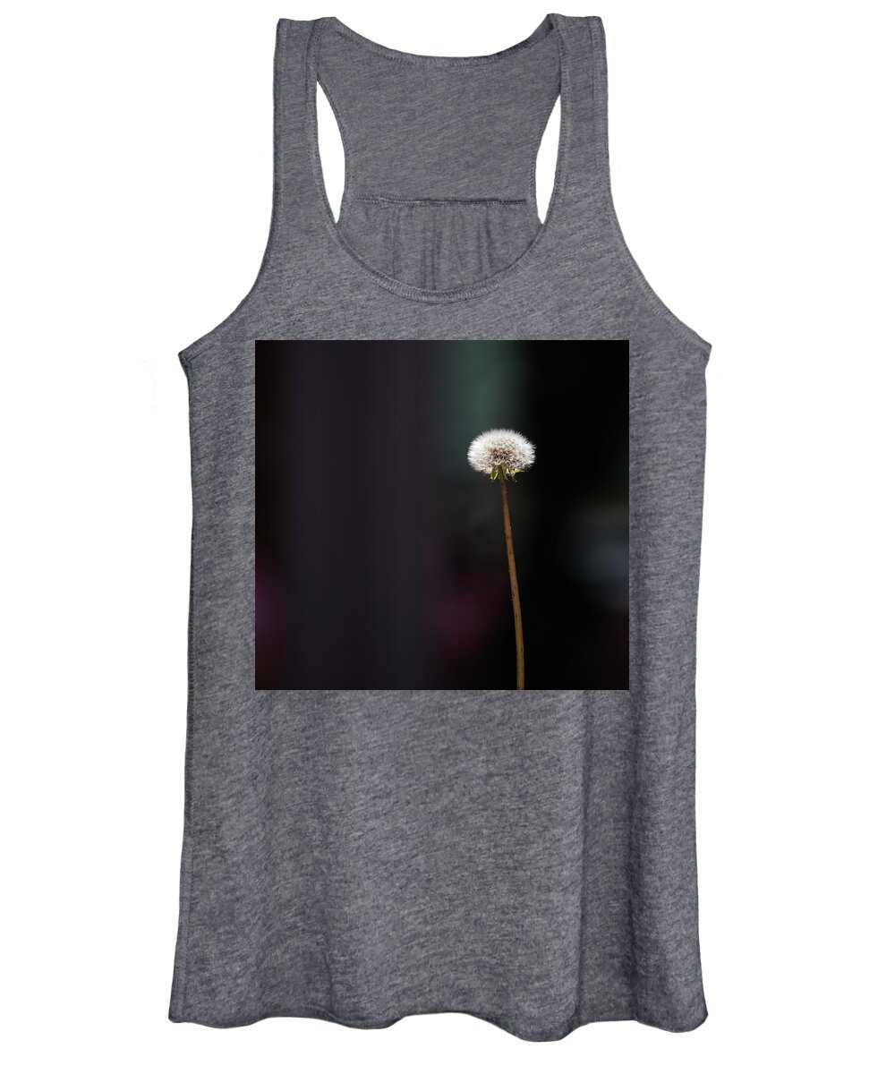 Dandelion Women's Tank Top featuring the photograph Never Stop Wishing by Cynthia Wolfe