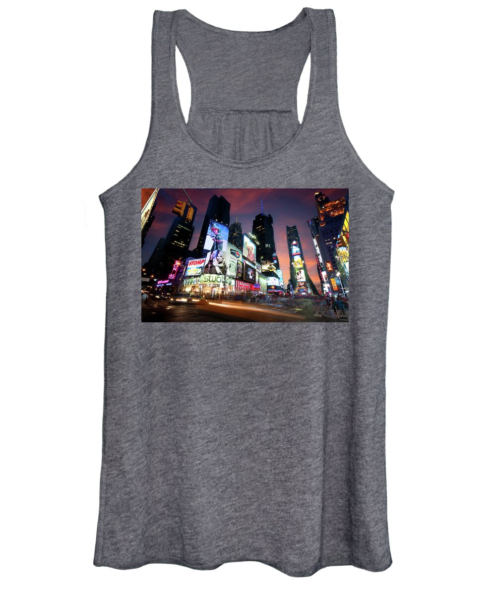 Michalakis Ppalis Women's Tank Top featuring the photograph New York Cityscape by Michalakis Ppalis
