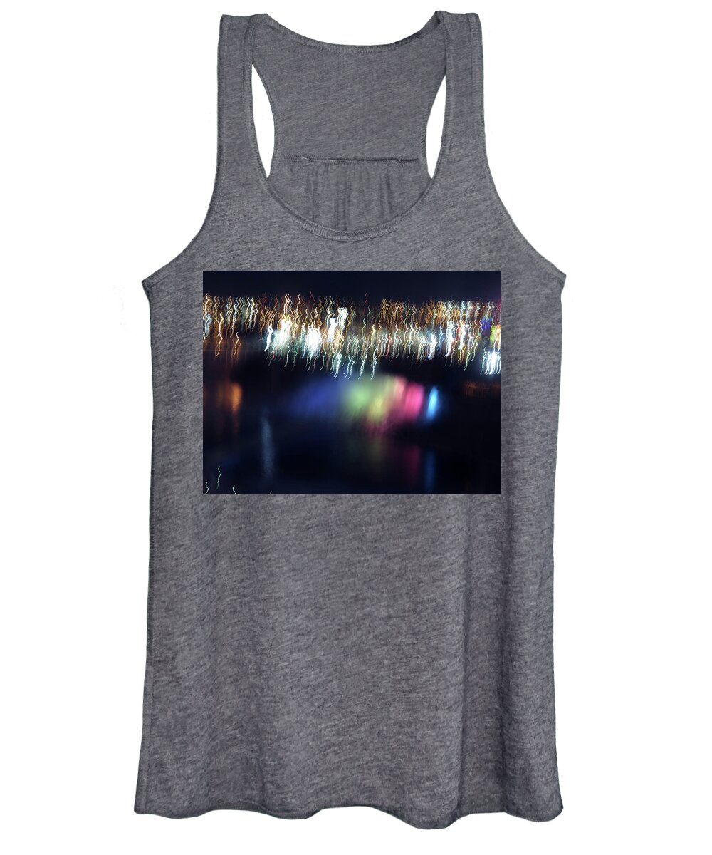 Corday Women's Tank Top featuring the photograph Light Paintings - Ascension by Kathy Corday