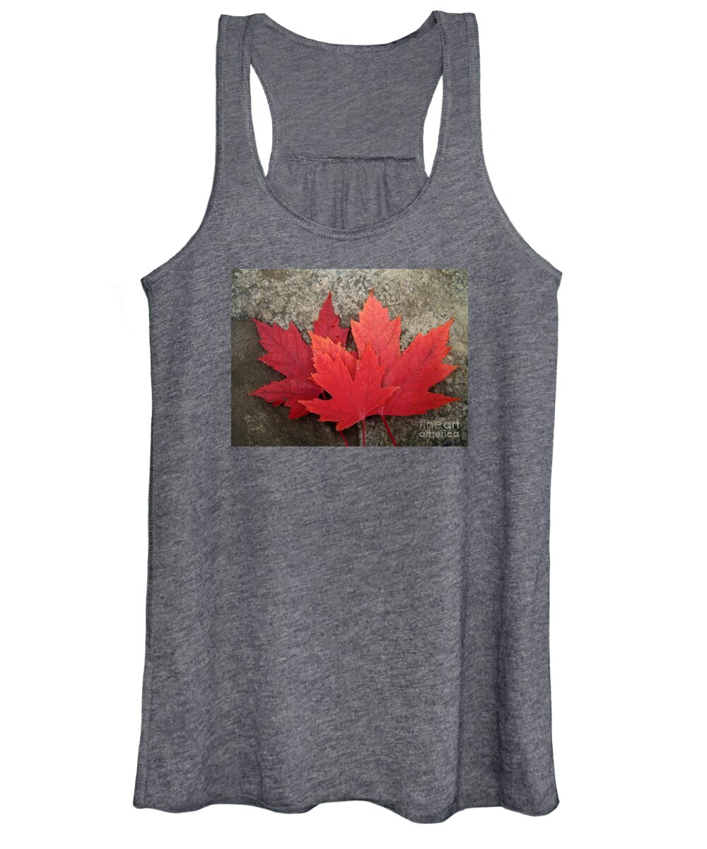 Canadian Symbols Women's Tank Top featuring the photograph Oh Canada by Reb Frost