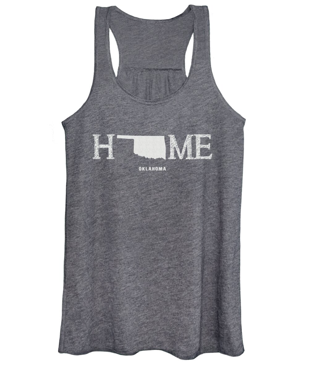 Oklahoma Women's Tank Top featuring the mixed media OK Home by Nancy Ingersoll