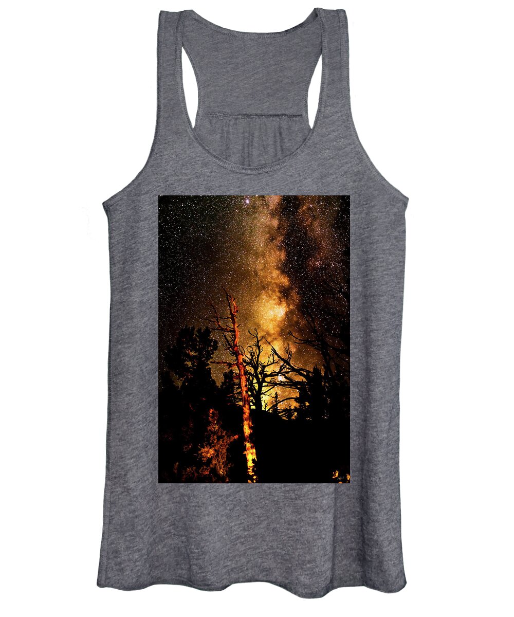 Milky Way Women's Tank Top featuring the photograph Old and Older by Greg Norrell