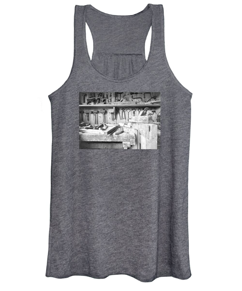 Greece Women's Tank Top featuring the photograph Old Carpentry Tools by Roy Pedersen