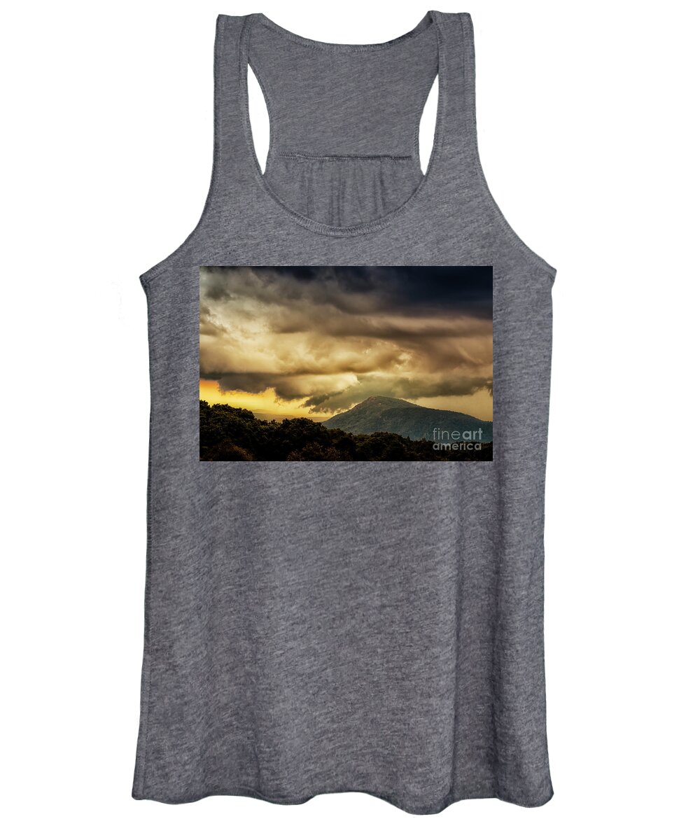 Old Rag View Overlook Women's Tank Top featuring the photograph Old Rag View Overlook by Thomas R Fletcher