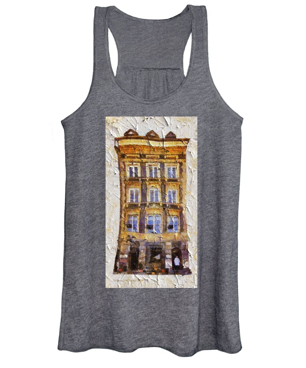Old Town Women's Tank Top featuring the photograph Old Town in Warsaw #21 by Aleksander Rotner