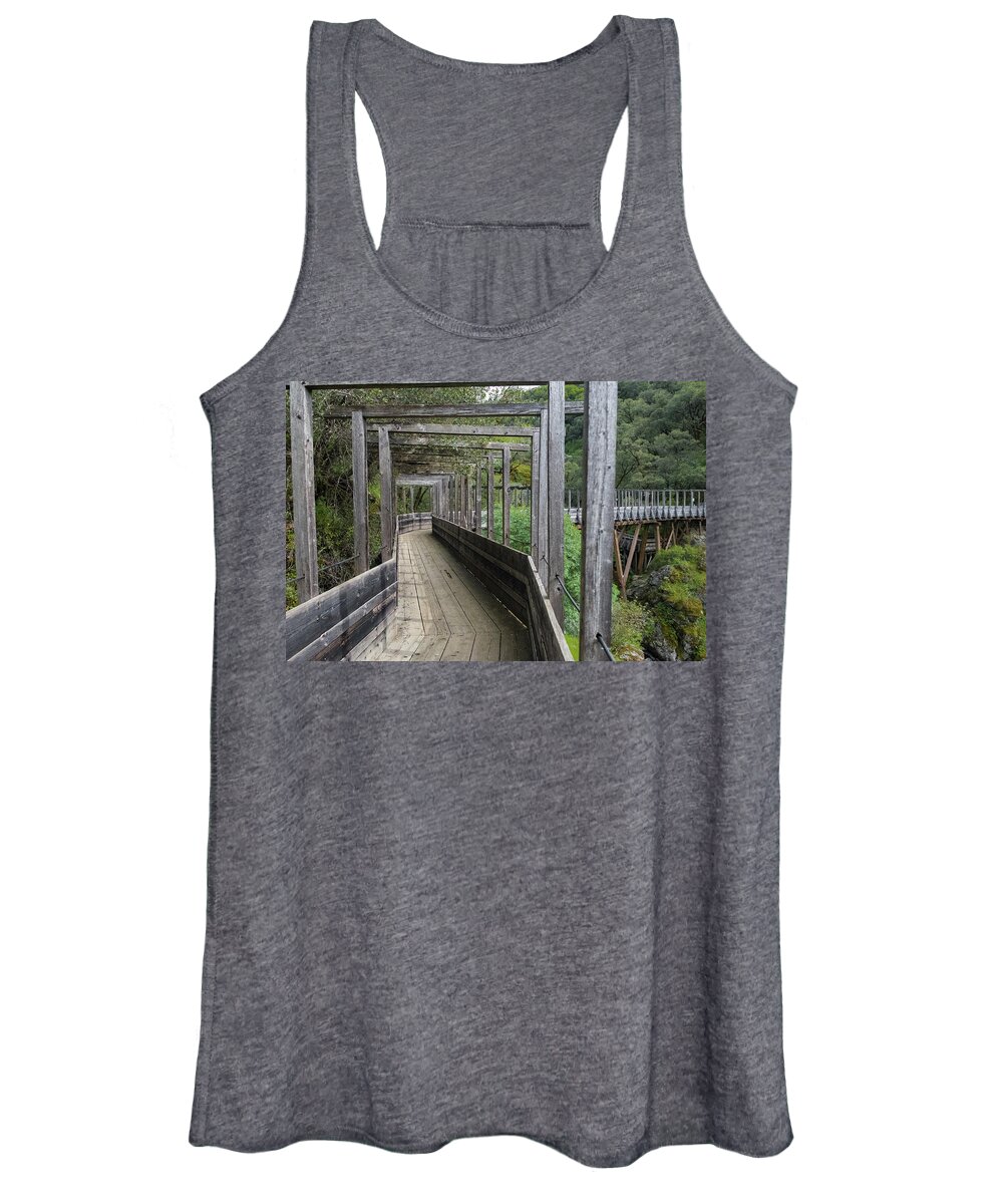 Bylt Women's Tank Top featuring the photograph On the Boardwalk #1 by Robin Mayoff