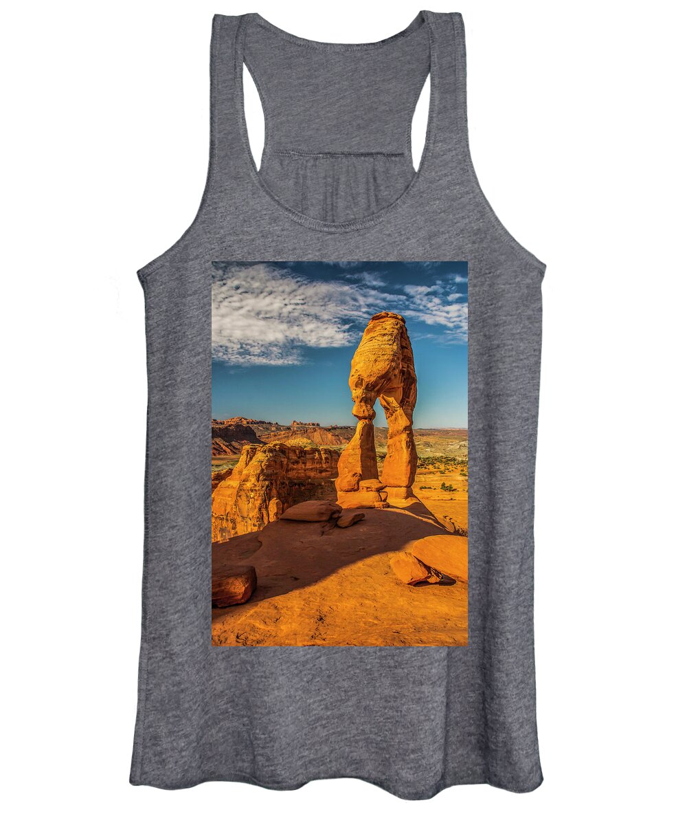 Arch Women's Tank Top featuring the photograph On This New Morning by Doug Scrima