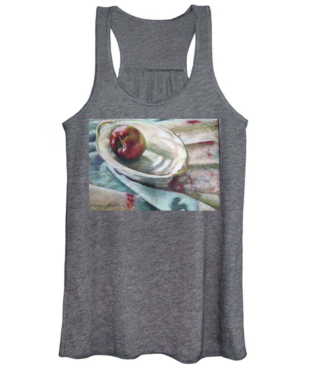 Still Life Women's Tank Top featuring the pastel One A Day by Diana Colgate