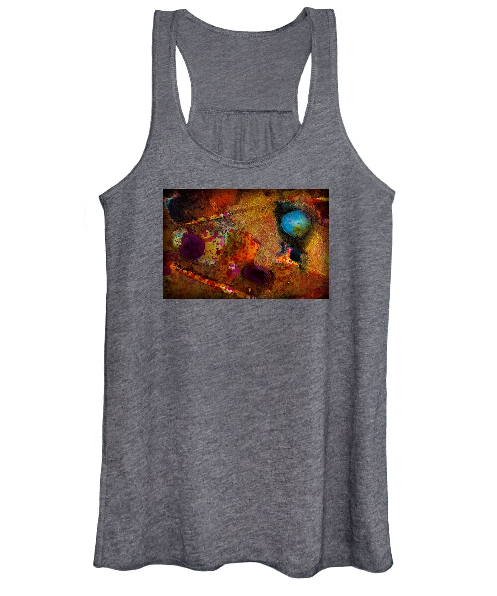 Organic Women's Tank Top featuring the digital art Organic Abstract 11 by Lilia S