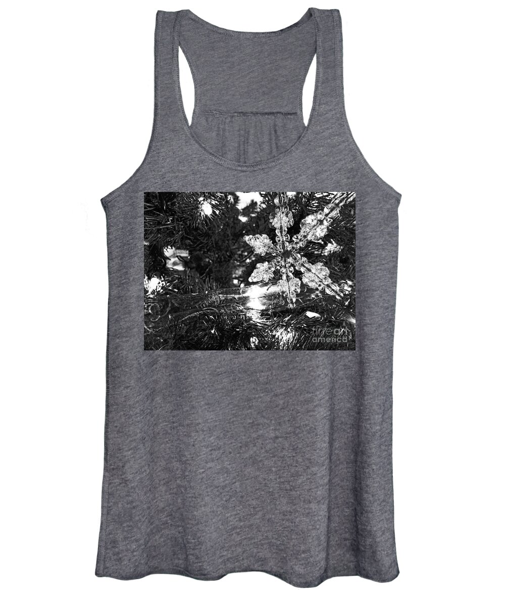 Christmas Women's Tank Top featuring the photograph Ornamental Snowflake by Robert Knight