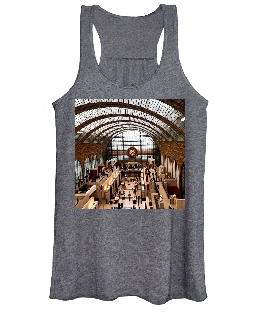 Paris Women's Tank Top featuring the photograph Orsay Museum Paris by Lush Life Travel