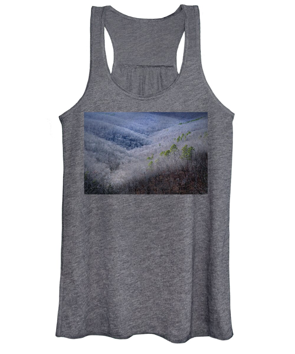 Autumn Women's Tank Top featuring the photograph Ozarks Trees #4 by David Chasey