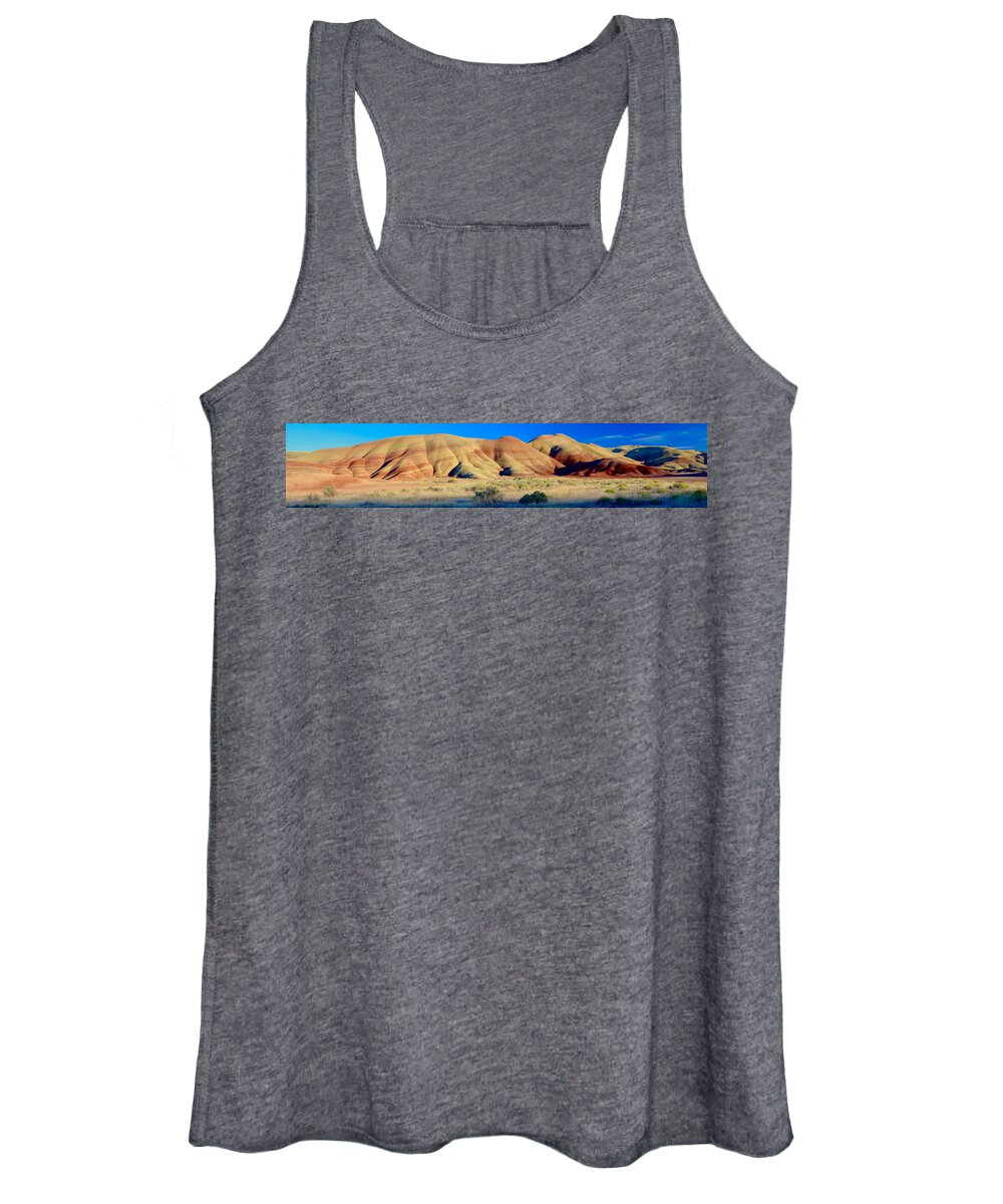 Oregon Women's Tank Top featuring the photograph Painted Hills Extreme Pano by Todd Kreuter
