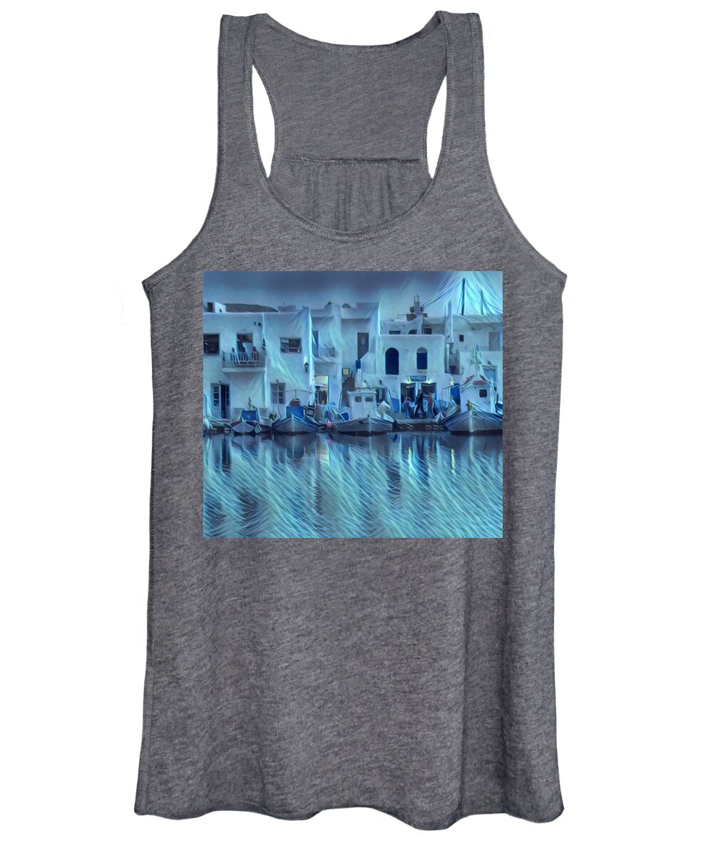 Colette Women's Tank Top featuring the photograph Paros Island Beauty Greece by Colette V Hera Guggenheim