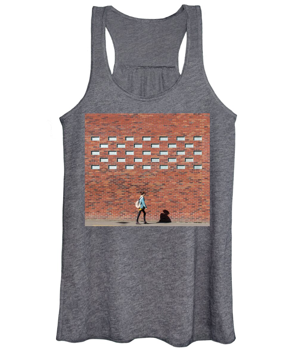 Urban Women's Tank Top featuring the photograph Passing By by Stuart Allen