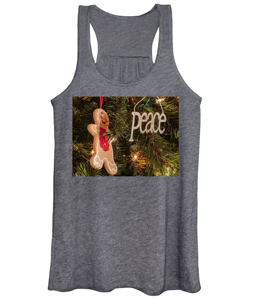 Christmas Women's Tank Top featuring the photograph Peace by Stewart Helberg