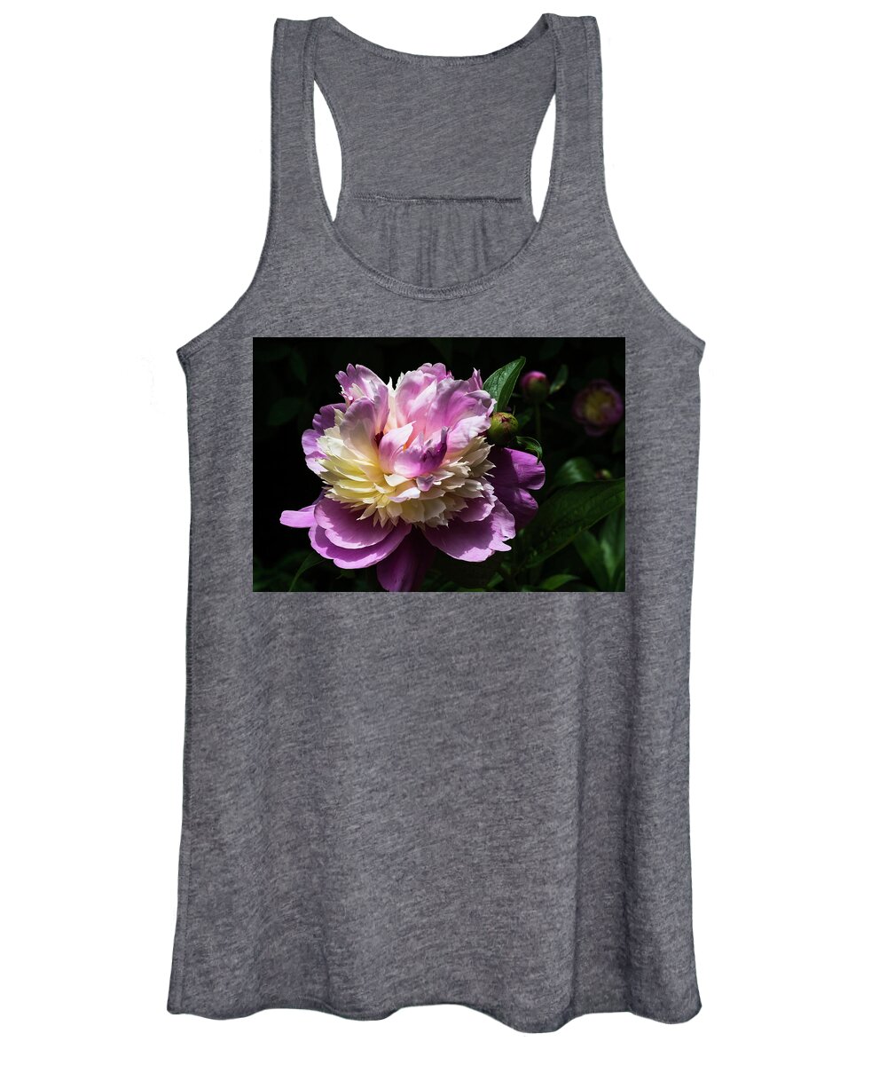 Spring Women's Tank Top featuring the photograph Peony in June by John Roach