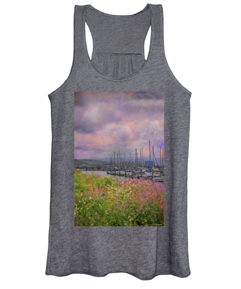 Harbor Women's Tank Top featuring the photograph Pillar Point Harbor by Patricia Dennis