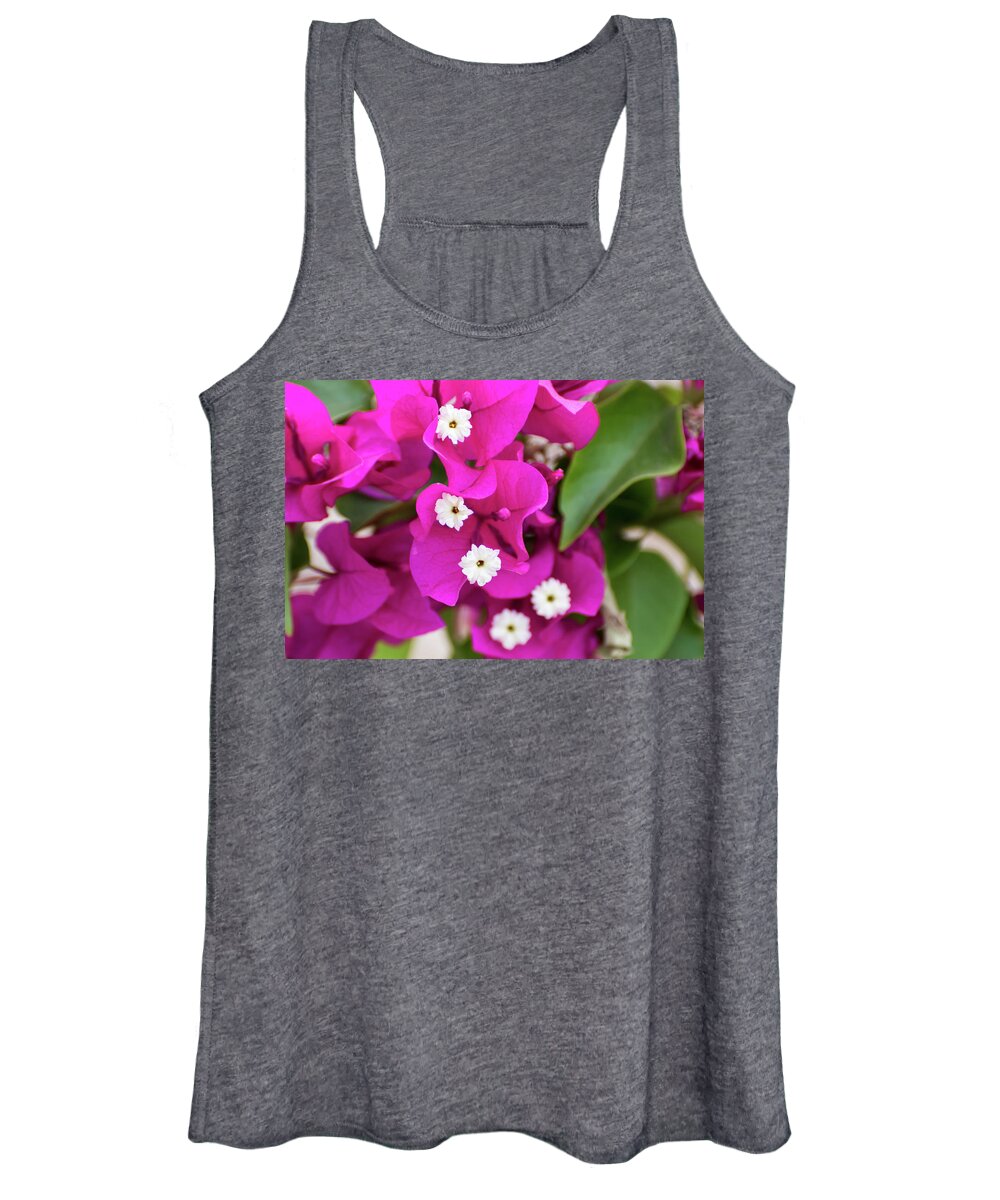 Flowers Women's Tank Top featuring the photograph Pink and White Flowers by Douglas Killourie
