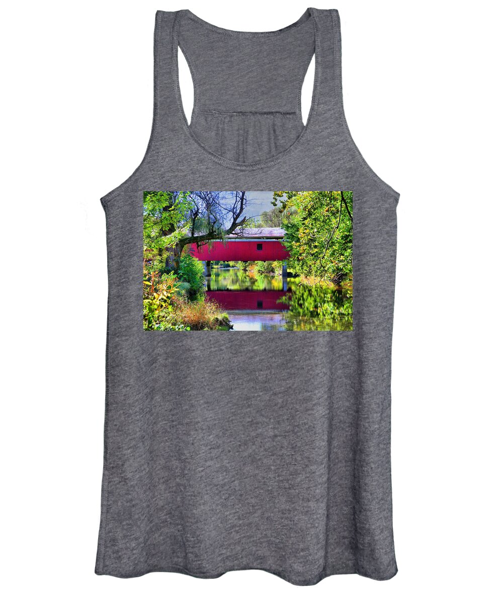 Allentown Women's Tank Top featuring the photograph Pleasure On The Parkway by DJ Florek