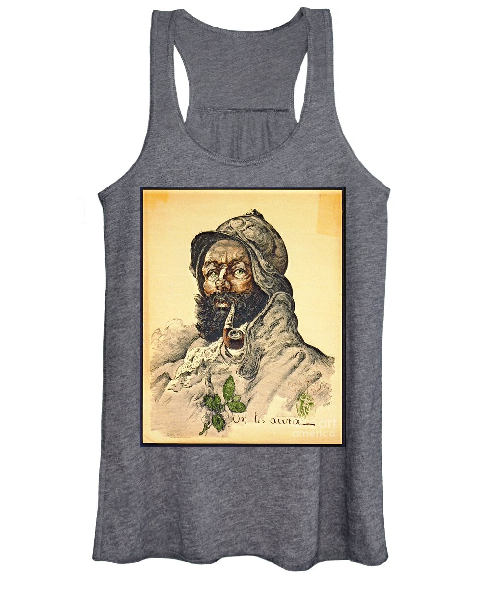 Poilu 1916 Women's Tank Top featuring the photograph Poilu 1916 by Padre Art