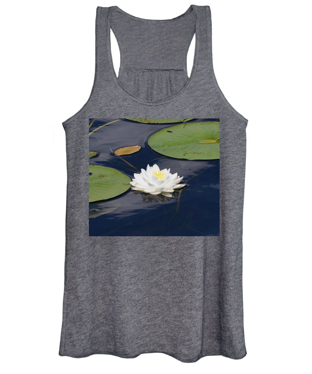 Wild Flowers Women's Tank Top featuring the photograph Pond Lily by Hella Buchheim