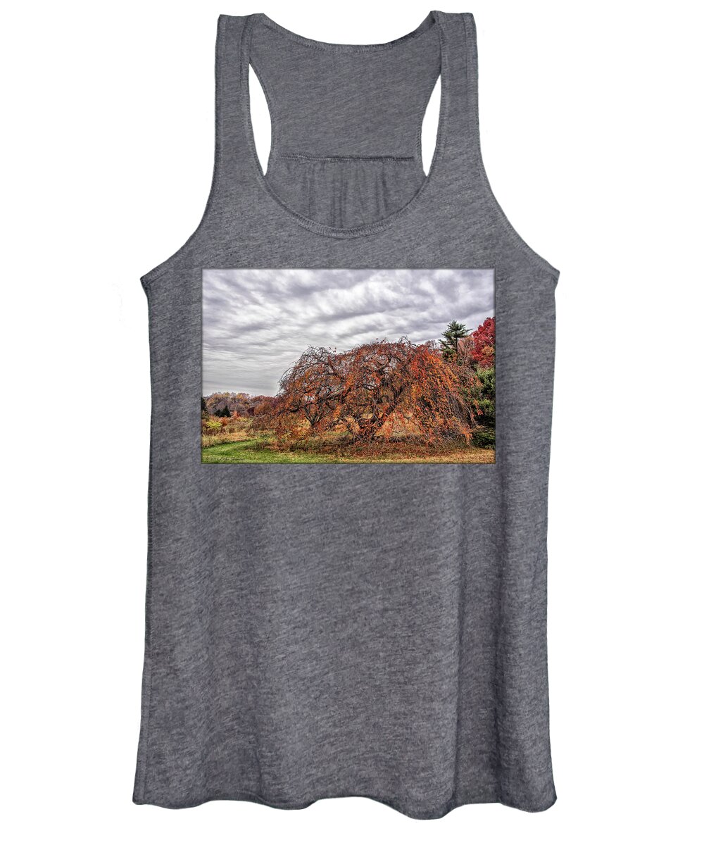 Orange Women's Tank Top featuring the photograph Pop of Orange by Erika Fawcett