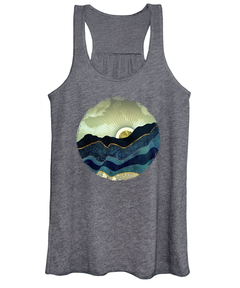Eclipse Women's Tank Top featuring the digital art Post Eclipse by Spacefrog Designs