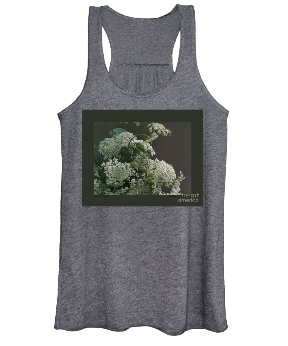 Flower Women's Tank Top featuring the photograph Queen's Bouquet by Patricia Overmoyer