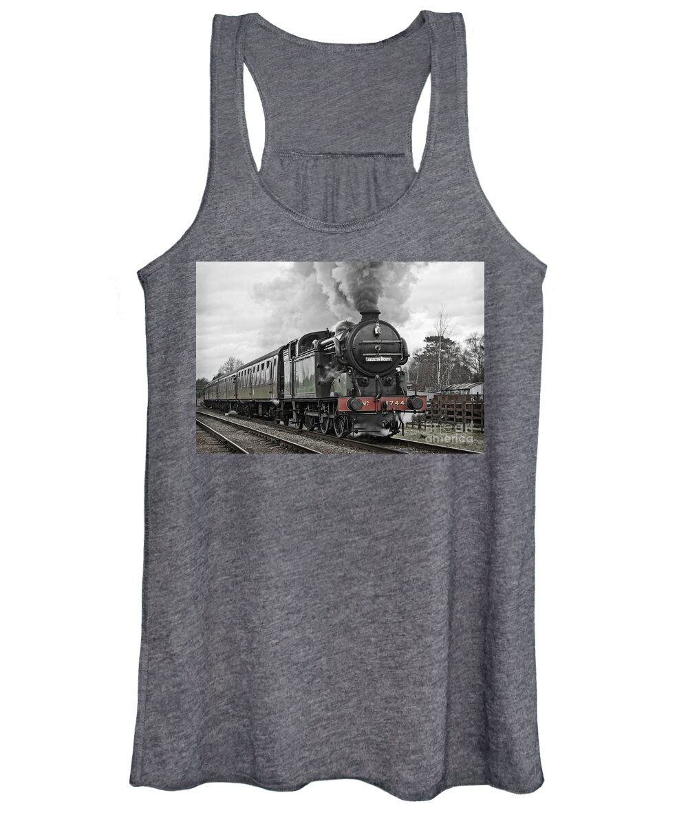 Steam Women's Tank Top featuring the photograph Quorn Departure by David Birchall