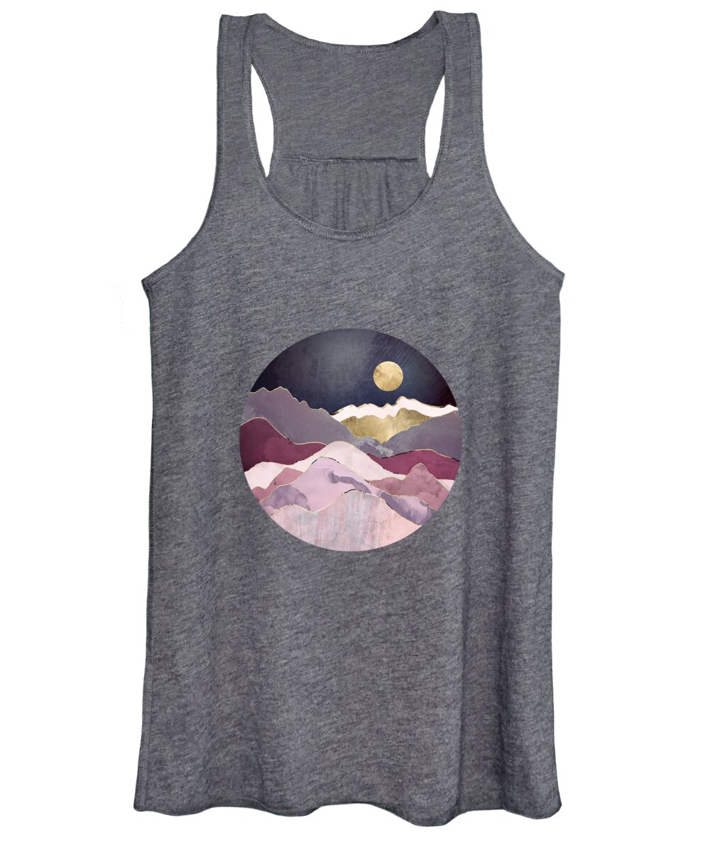 Raspberry Women's Tank Top featuring the digital art Raspberry Dream by Spacefrog Designs