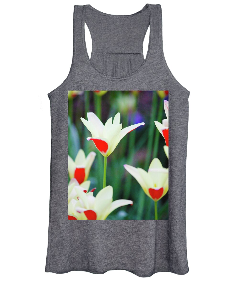 Nature Women's Tank Top featuring the photograph Red and White by Rod Whyte