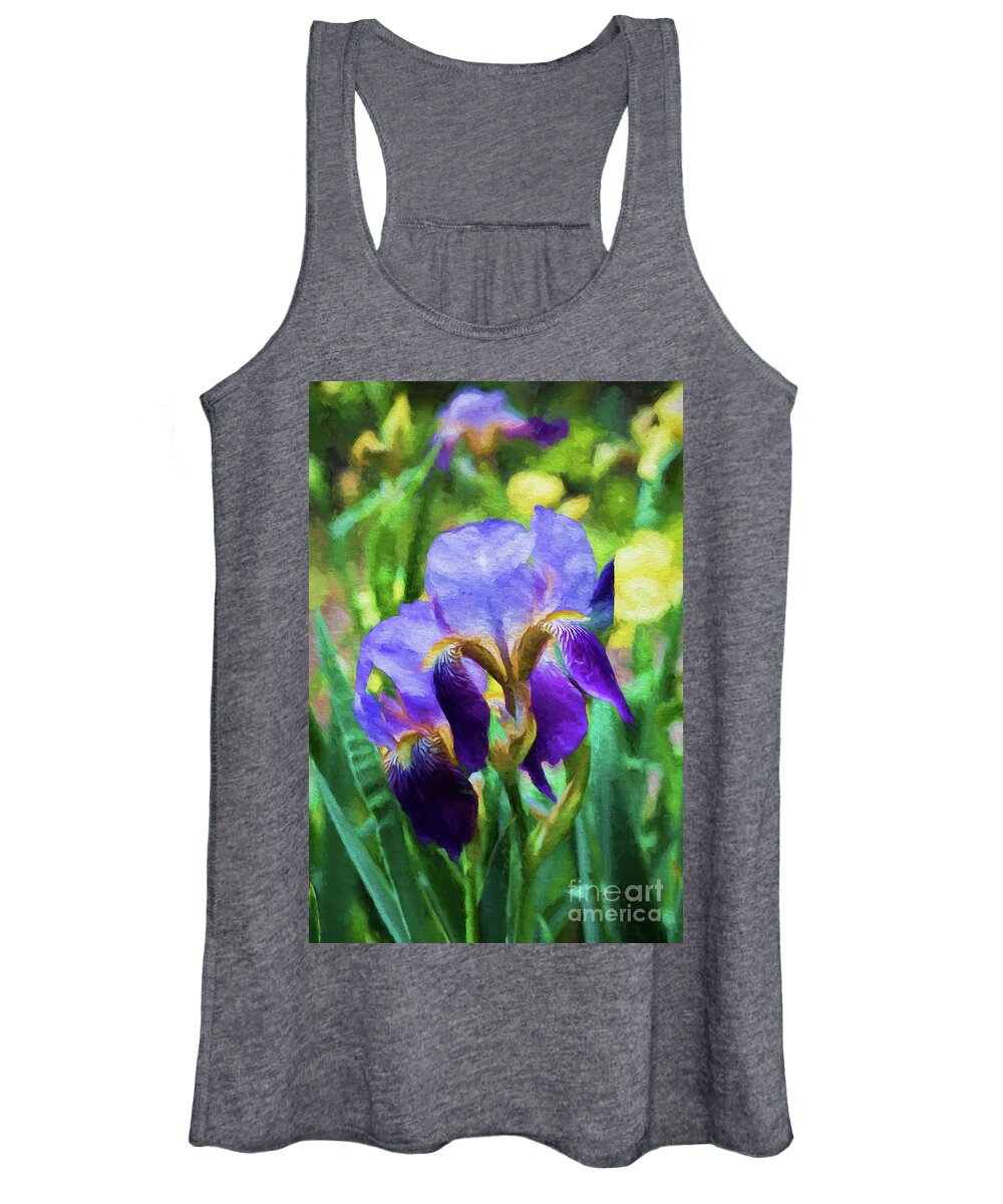 Iris Women's Tank Top featuring the photograph Regal by Patricia Montgomery