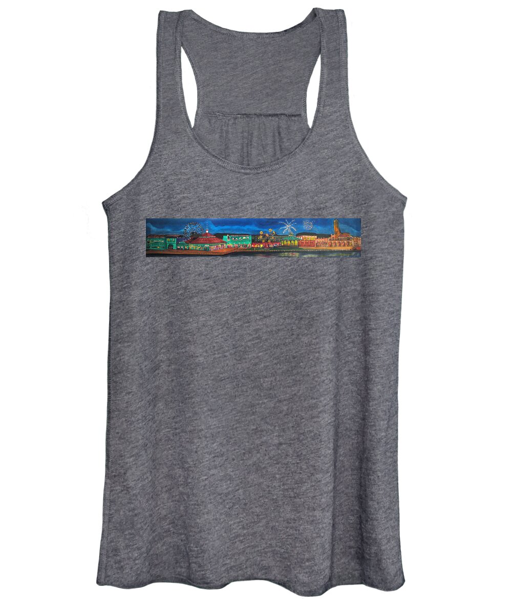 Asbury Art Women's Tank Top featuring the painting Remember When by Patricia Arroyo