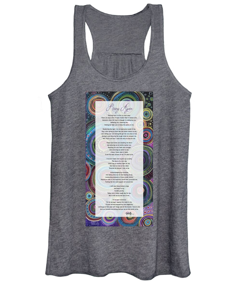 Rising Again Women's Tank Top featuring the digital art Rising Again by Tanielle Childers