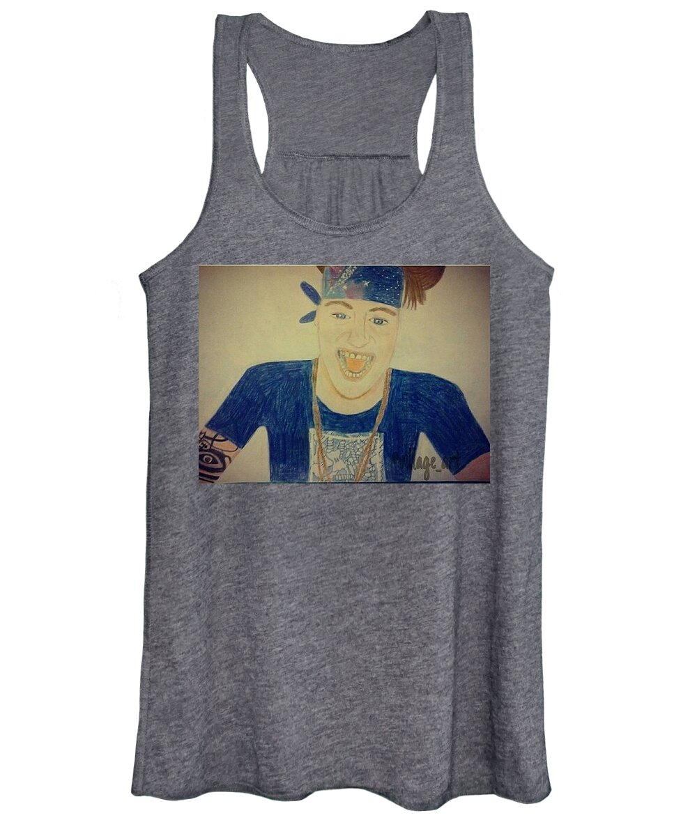  Women's Tank Top featuring the photograph Rock by Jay Verma