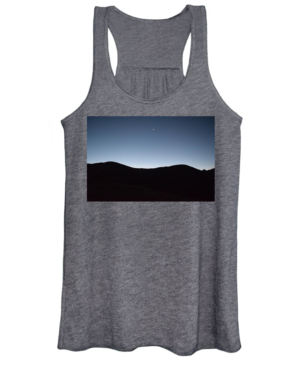 Colorado Women's Tank Top featuring the photograph Rockies Sunrise by Curtis Krusie