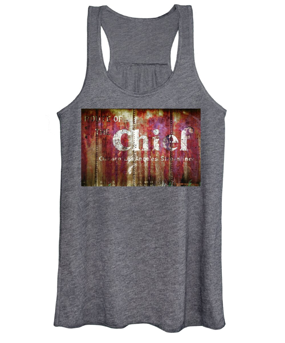 © 2018 Lou Novick All Rights Reserved Women's Tank Top featuring the photograph Route of the Chief by Lou Novick
