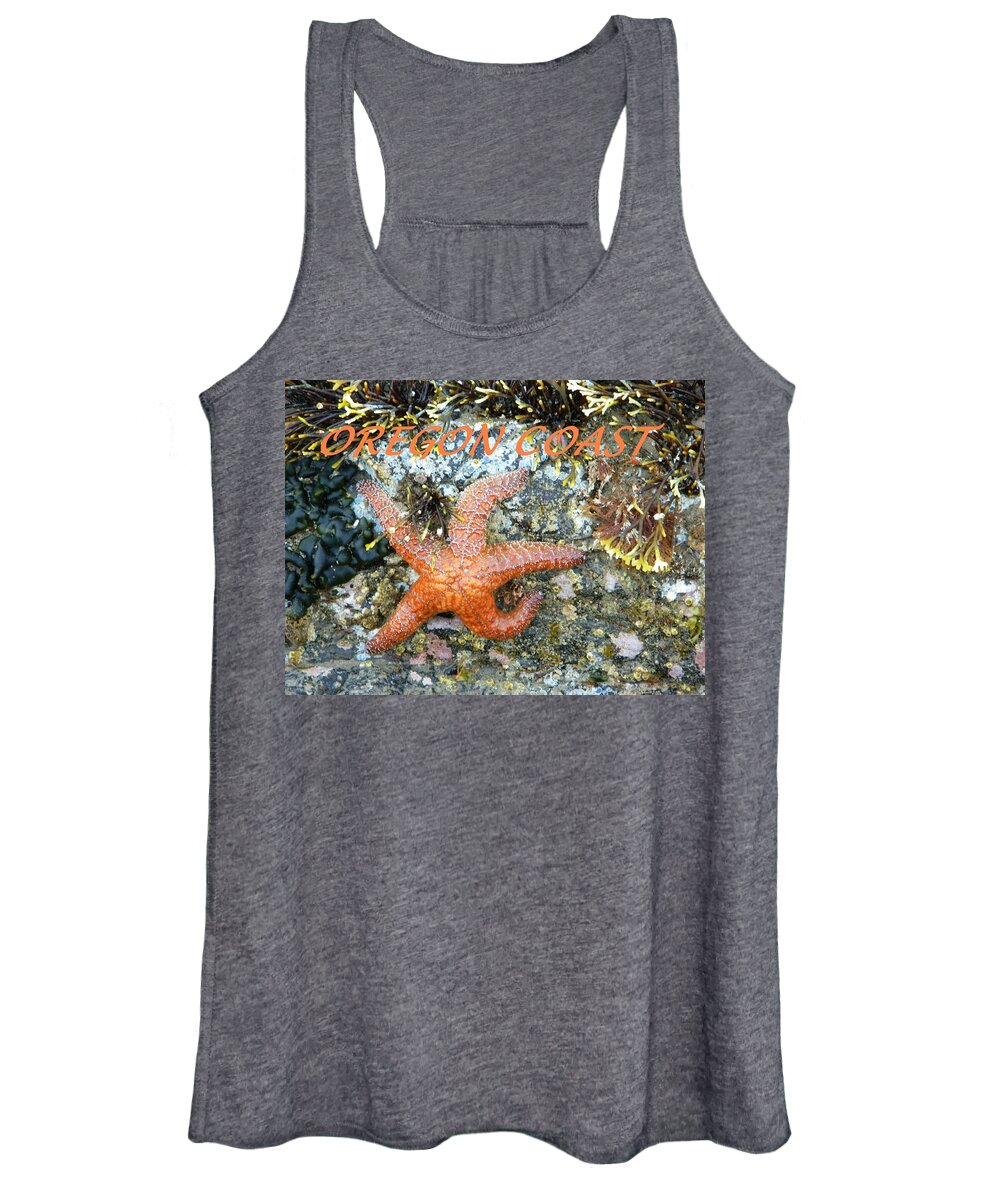 Starfish Women's Tank Top featuring the photograph Running Starfish by Gallery Of Hope 