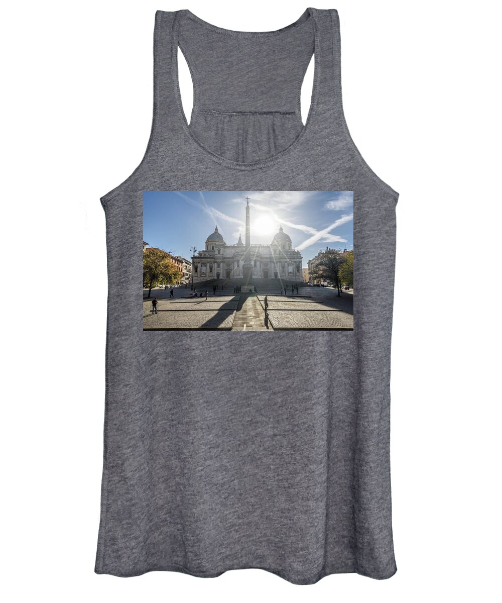 Architecture Women's Tank Top featuring the photograph Santa Maria Maggiore by James Billings