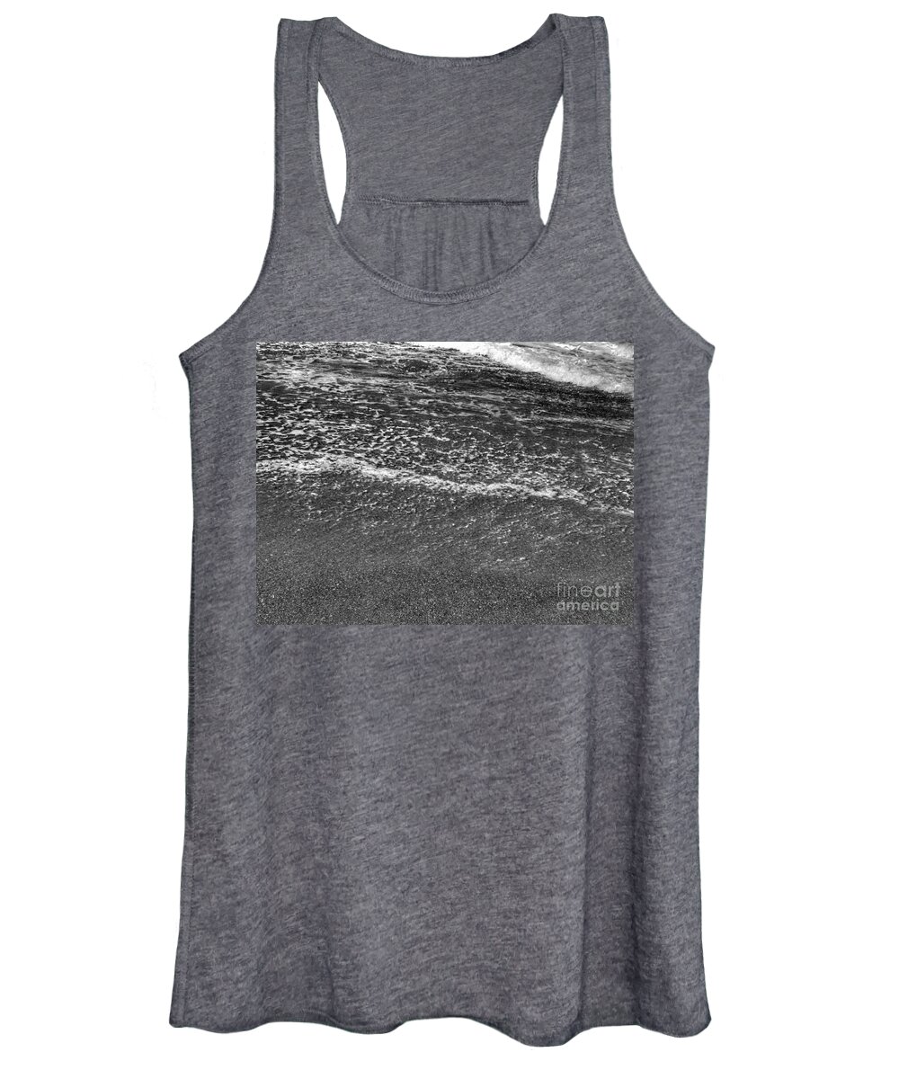 Sea Women's Tank Top featuring the photograph Sea Foam by Christopher Lotito
