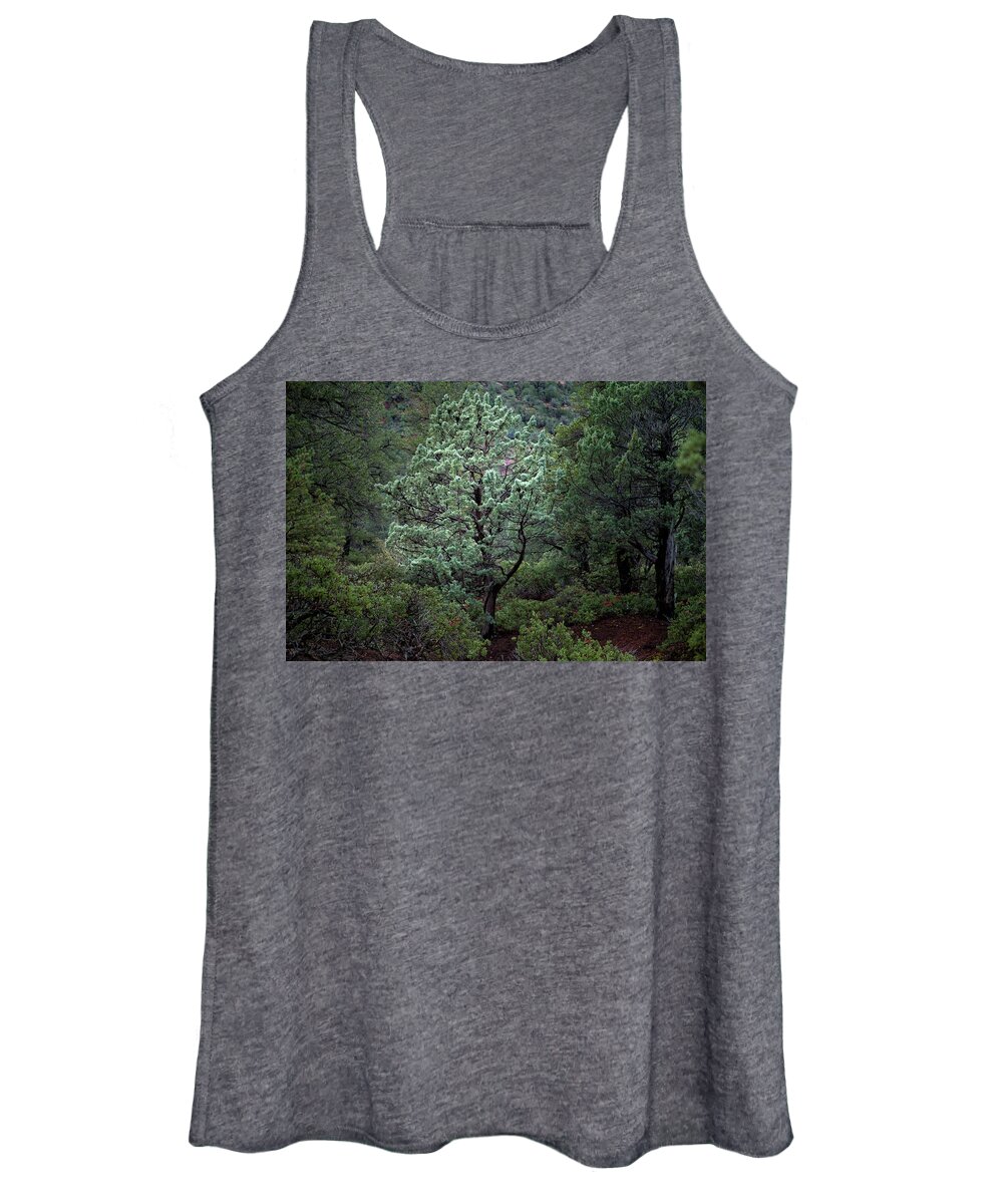 Lone Tree Women's Tank Top featuring the photograph Sedona Tree #1 by David Chasey