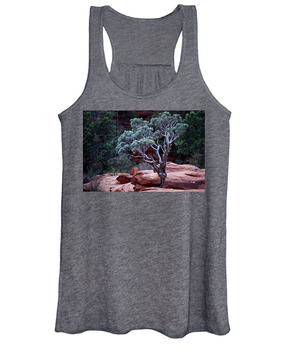 Tree Women's Tank Top featuring the photograph Sedona Tree #3 by David Chasey