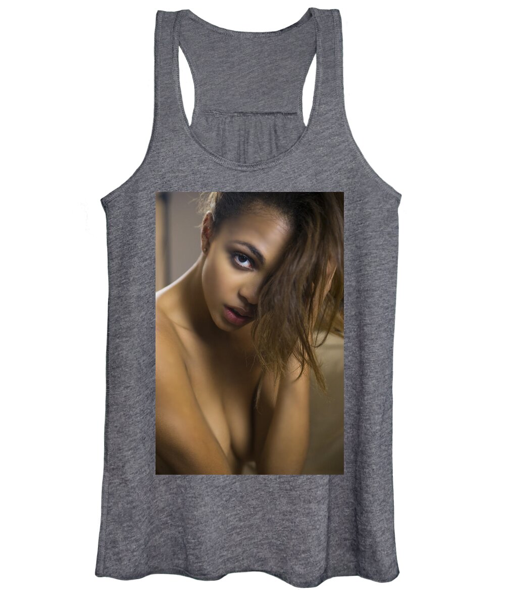  Women's Tank Top featuring the photograph Seduction by simplicity by Stephen Vann
