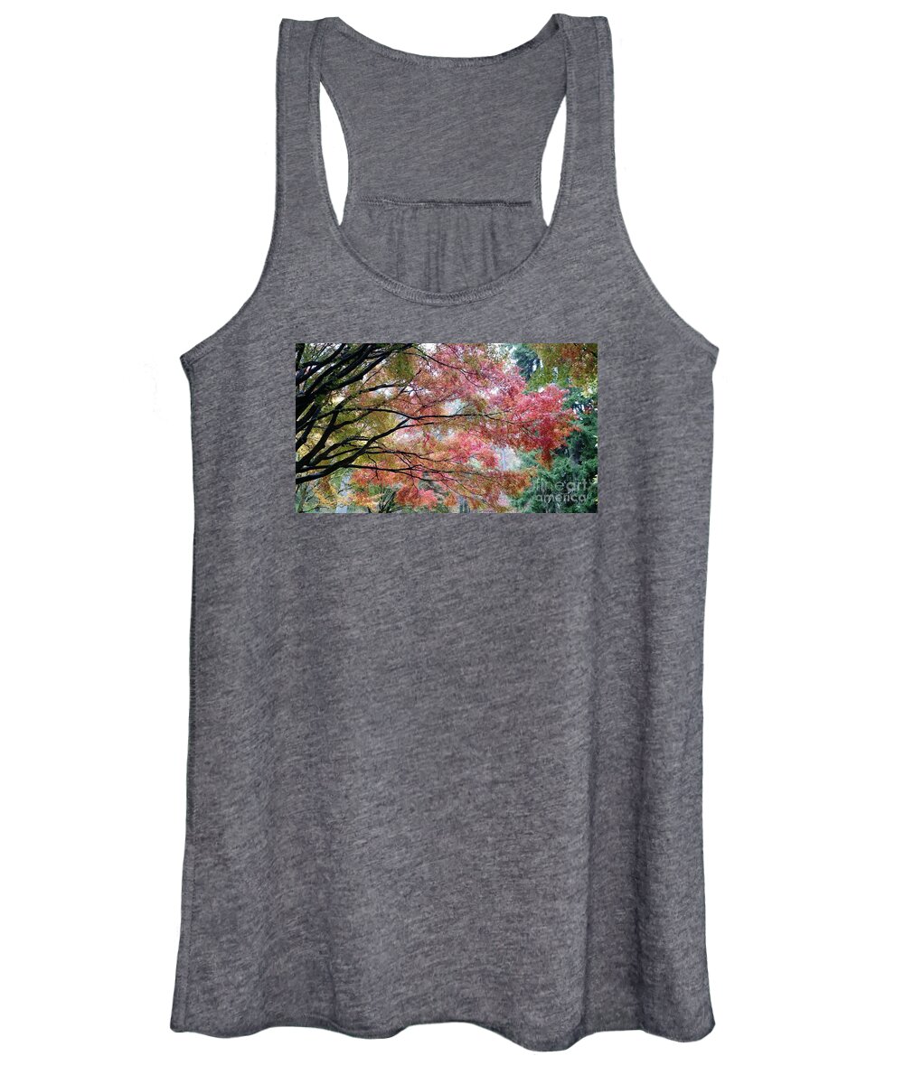 Landscape Women's Tank Top featuring the photograph Autumn Hues by Anita Adams