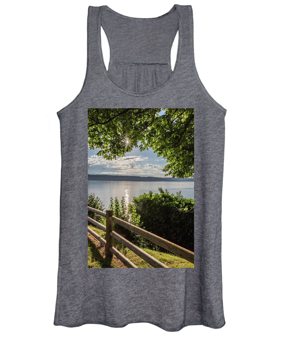 Park Women's Tank Top featuring the photograph Serenity by Ed Clark