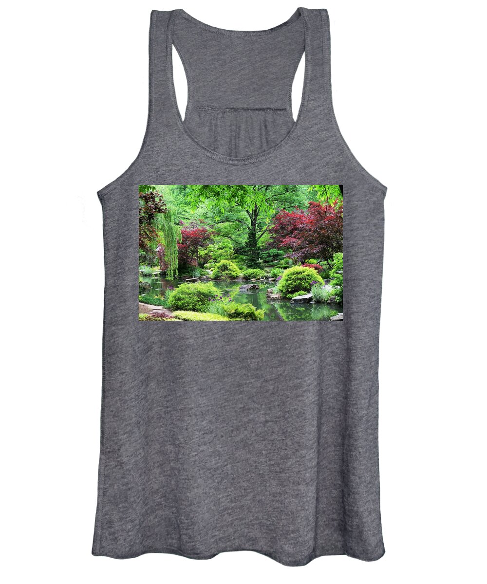 Trees Women's Tank Top featuring the photograph Serenity Now by Mary Ann Artz