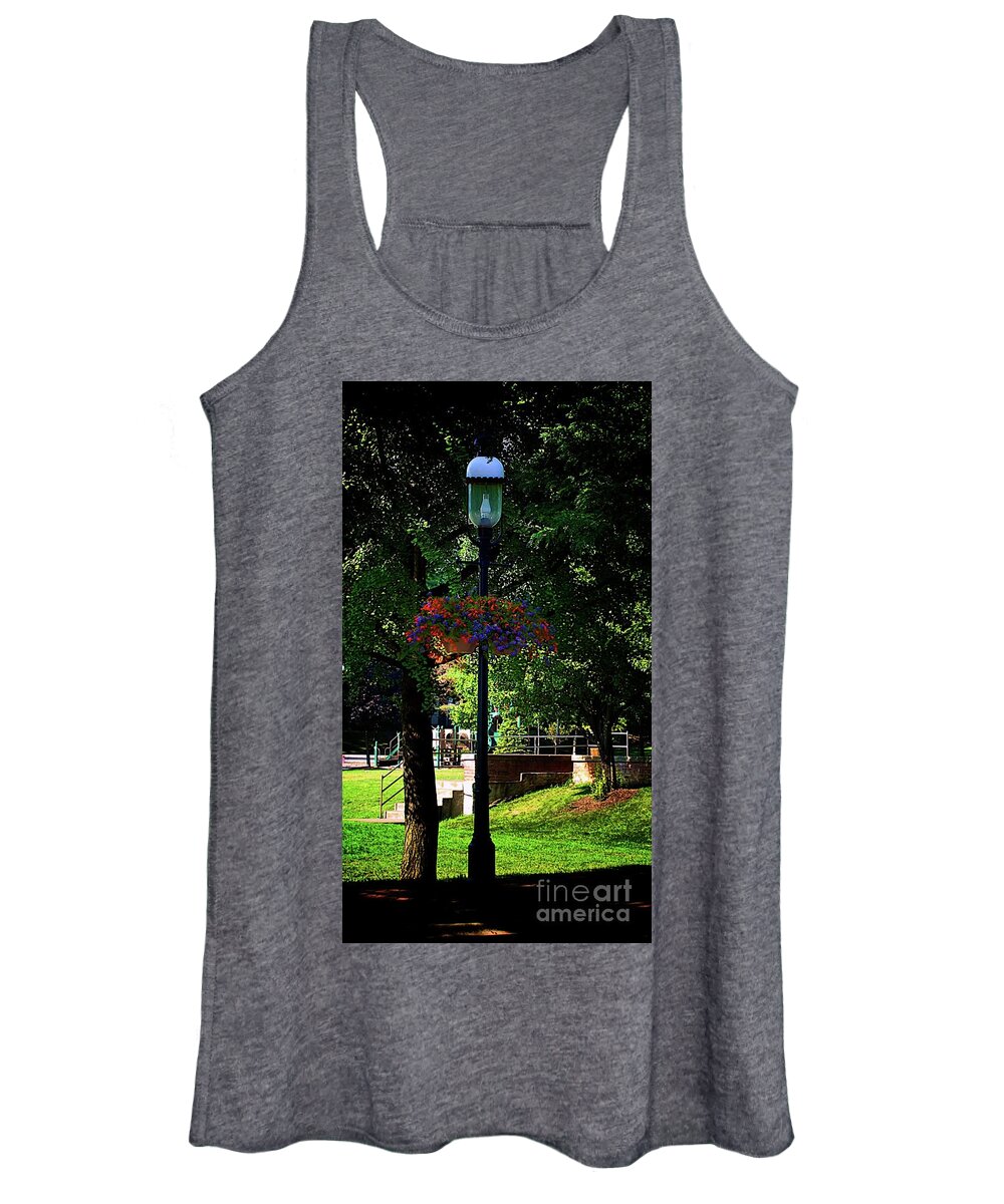 Flowers Women's Tank Top featuring the photograph Shaded beauty by Frank J Casella