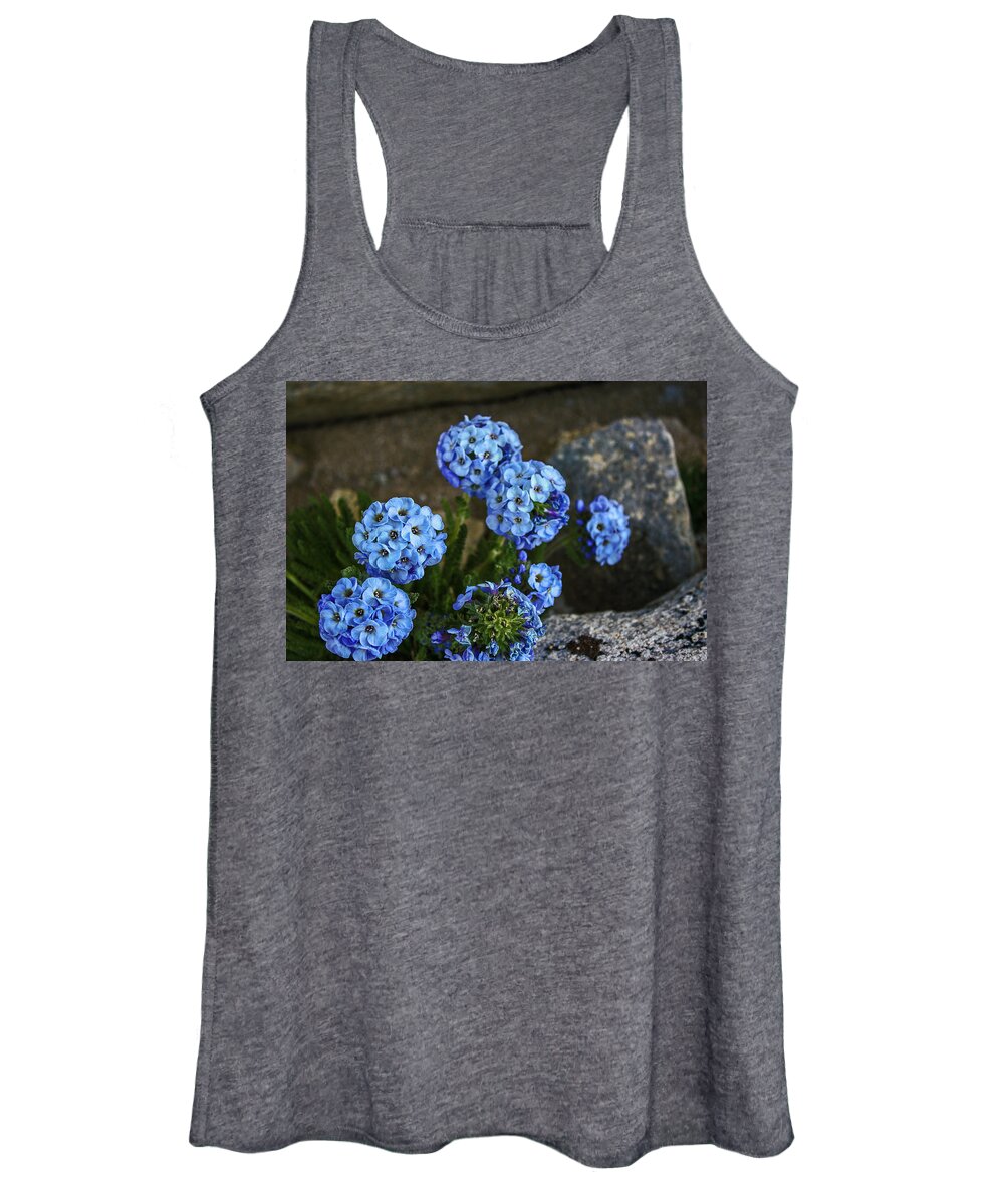 Mountain Flora Women's Tank Top featuring the photograph Sky Pilot, How High Can You Fly by Doug Scrima